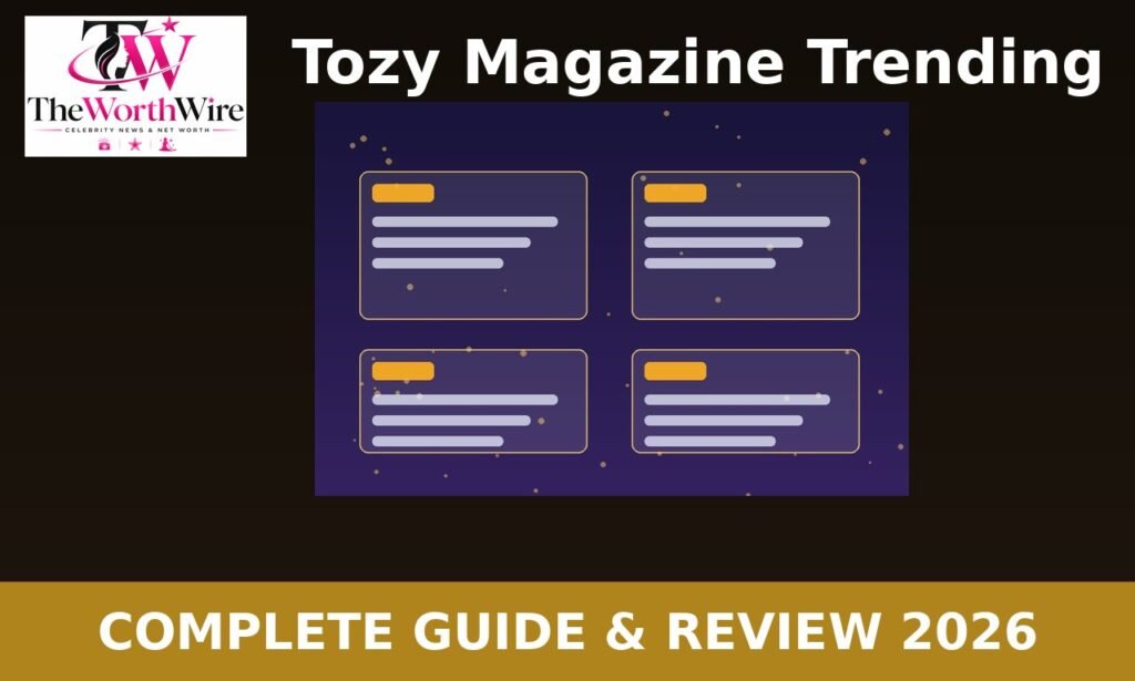 Tozy Magazine tozymagazine com trending
