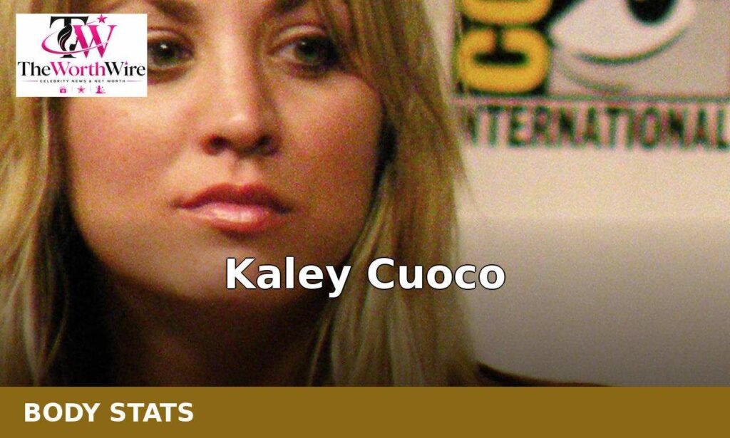 Kaley Cuoco measurements